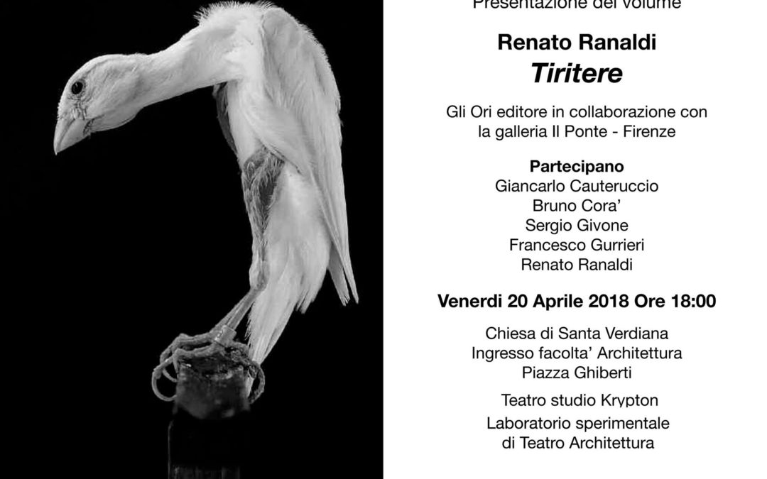Presentazione di “Tiritere” di Renato Ranaldi